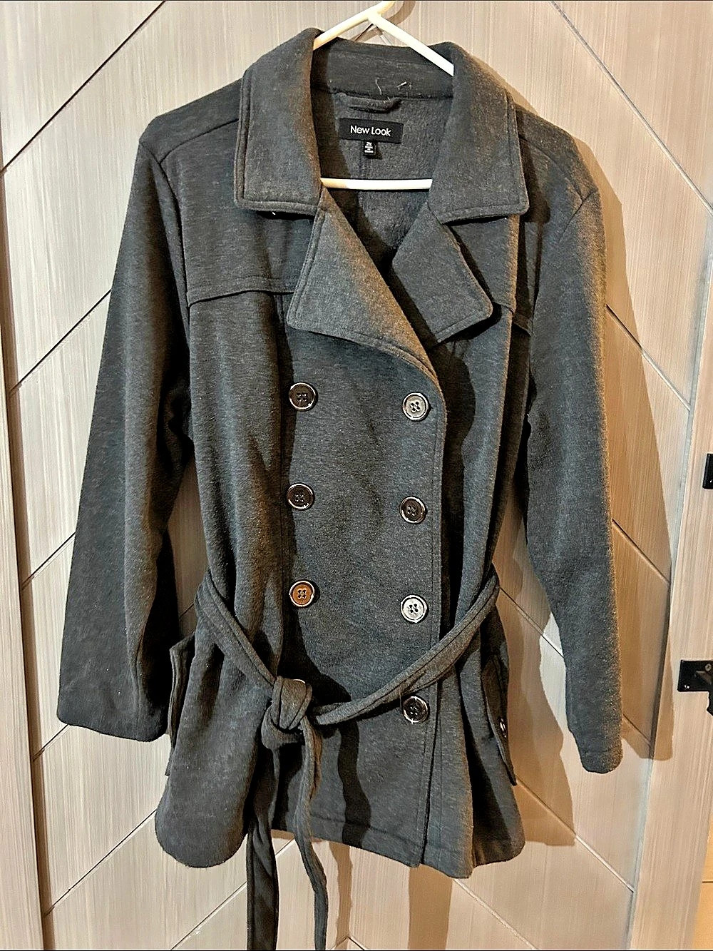 New Look Pea Coat in Gray Size 2X